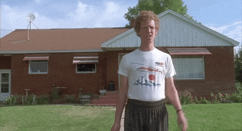 Napoleon dynamite waving